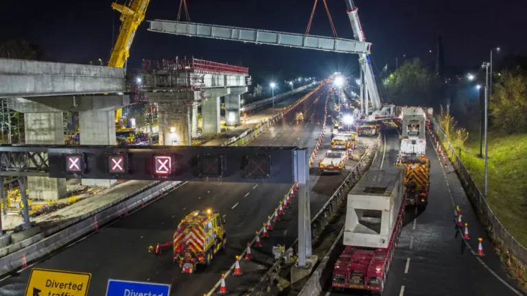 M42 weekend closures as HS2 work extends over carriageway near Solihull