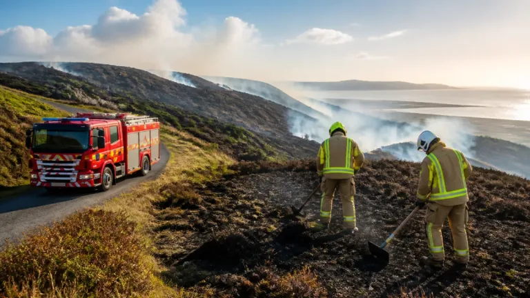 Major incident wildfire threatens uplands as crews tackle blazes across Gwynedd