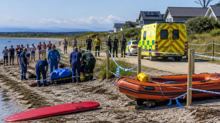 Man dies after two pulled from sea at West Wittering Beach