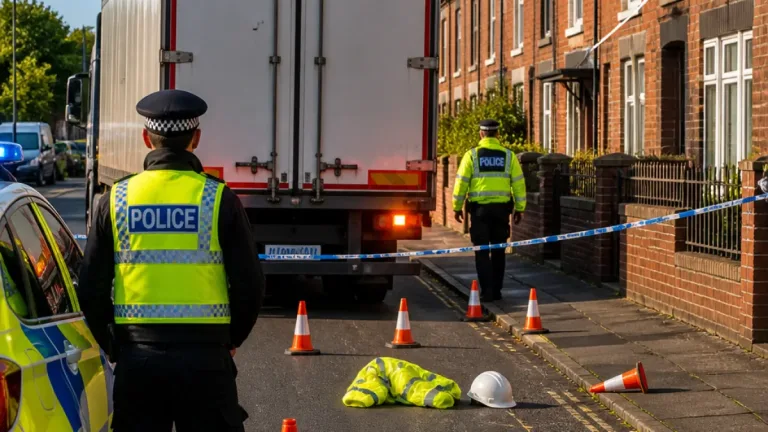 Man in his 50s left seriously hurt while assisting HGV to reverse on Gathurst Road