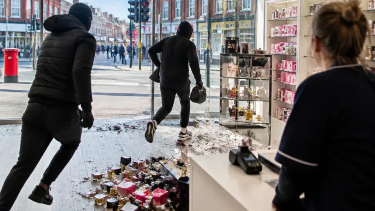 Masked thieves smash perfume cabinet in Hornchurch as shoplifting rates remain high