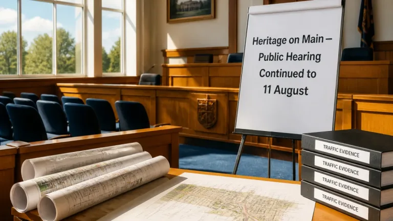 Medway project hearing delay: Heritage on Main pushed to August for traffic evidence