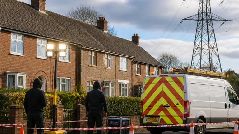 More than 2,000 homes around Derby hit by high-voltage power fault