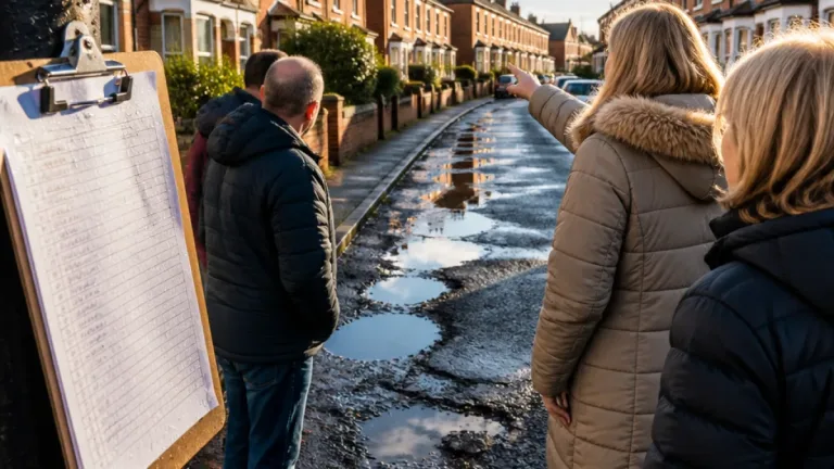 MP backs campaign to repair flooded, pothole‑ridden road in Darcy Lever