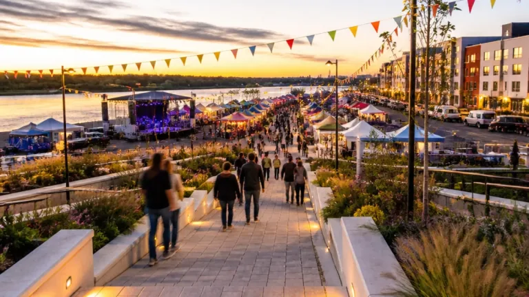 New £23m riverside park transforms Stockton ahead of major festival