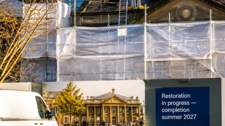 New contractor begins work on Touchstones galleries as restoration moves to next phase