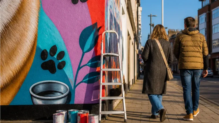 New Gloucester mural revives memory of 1800s mayor who championed animal welfare