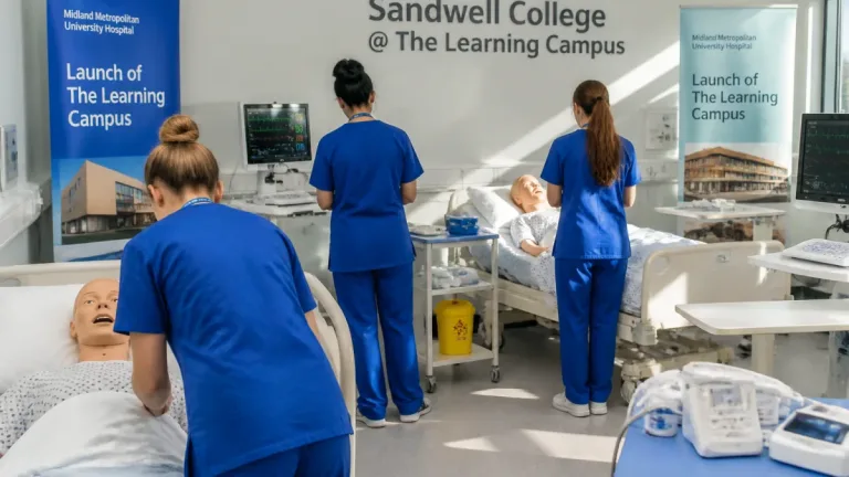 New health skills hub opens at Midland Met hospital site to boost local NHS workforce