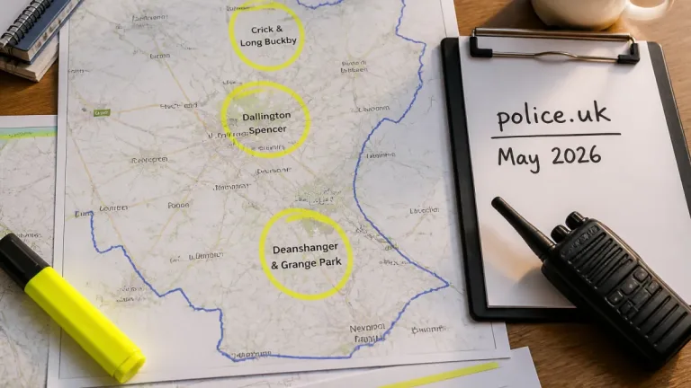 New May figures: West Northamptonshire areas with most violent and sexual crime reports