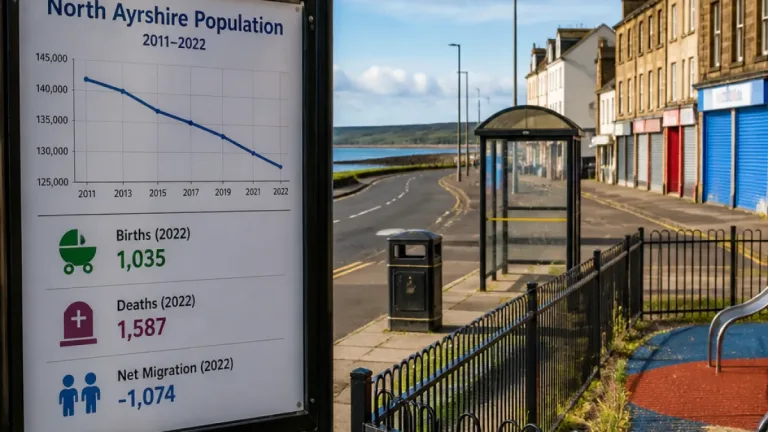 North Ayrshire population shrinks despite net inward migration