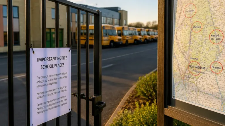 Nottinghamshire warns hundreds of pupils may lack local secondary places after funding cut