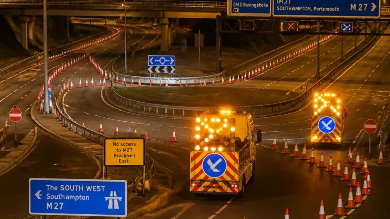 Overnight closures on M3 and M27 to affect Hampshire drivers this weekend