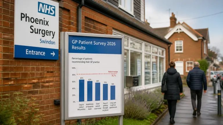 Phoenix Surgery scores lowest in new GP patient survey for Swindon and Wiltshire