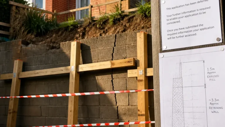 Planning officers defer application after engineer finds unauthorised wall unsafe in Dungannon