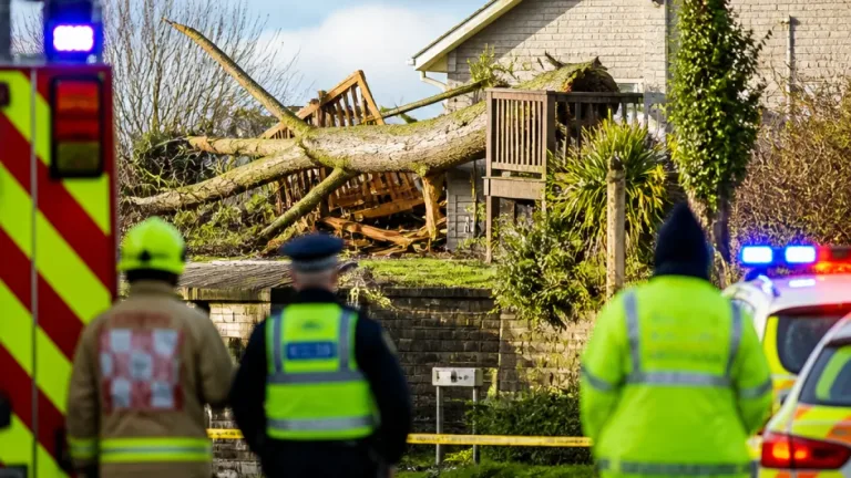 Plymouth woman, 61, dies after tree snaps and collapses onto back porch