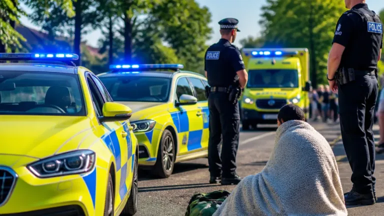 Police detain man and take him to hospital after reports of unclothed person in Newton-le-Willows