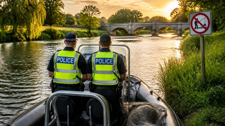 Police step up river patrols across Hampshire to curb illegal fishing and disorder