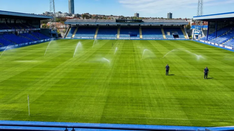 Pompey completes £1.5m Fratton Park pitch rebuild ahead of August opener