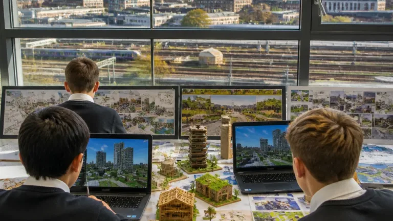 Pupils sketch Bradford’s future: STEM challenge puts Southern Gateway at the heart of young people’s plans