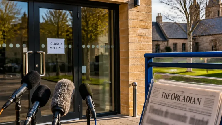 Questions mount over Orkney Council chief’s unexplained absence amid media transparency push