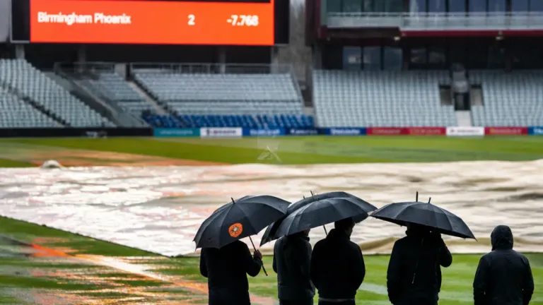 Rain forces washout at Old Trafford as Birmingham Phoenix share points in Women's Hundred