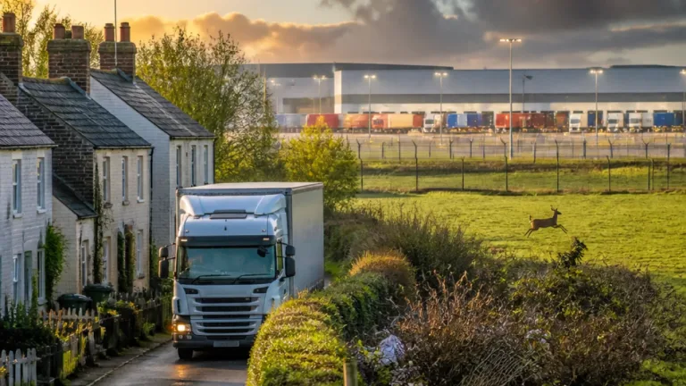 Residents warn rural hamlet threatened by cluster of huge warehouses