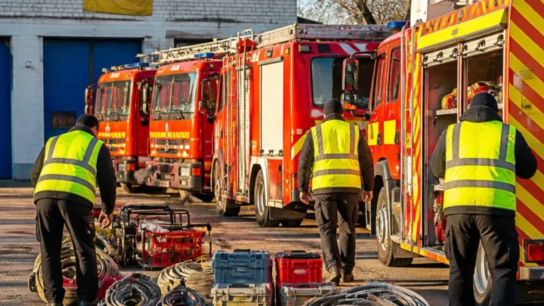 Retired Hampshire fire engines driven to Ukraine as part of volunteer aid convoys