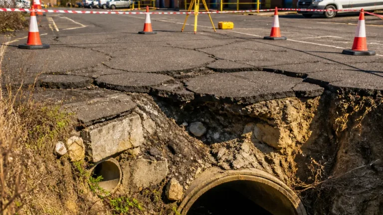 Rhymney firms face uncertainty as collapsing culvert prompts £4m repair risk