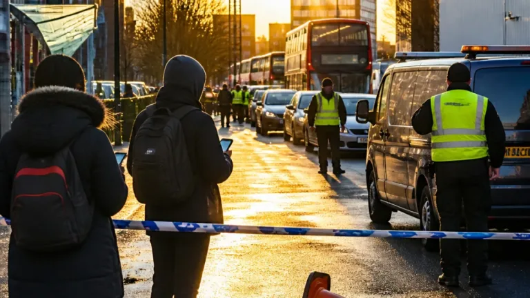 Road blocked after morning crash causes disruption in Croydon
