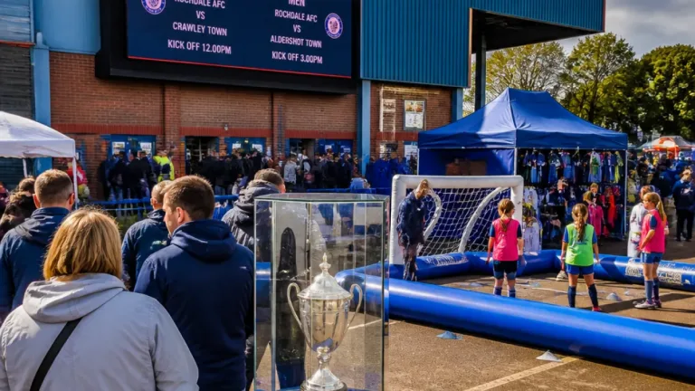 Rochdale AFC host Farnham Town double-header with free entry and family activities