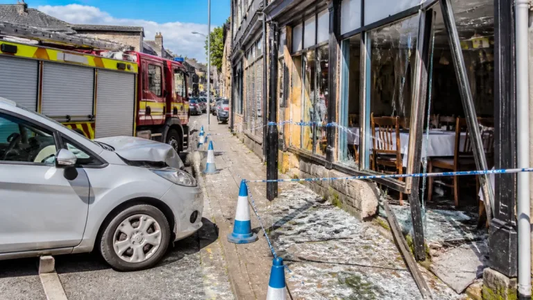 Rochdale restaurant forced to shut after car smashes into front windows