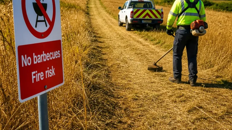 Rotherham council cuts fire-breaks and steps up patrols as drought raises wildfire risk
