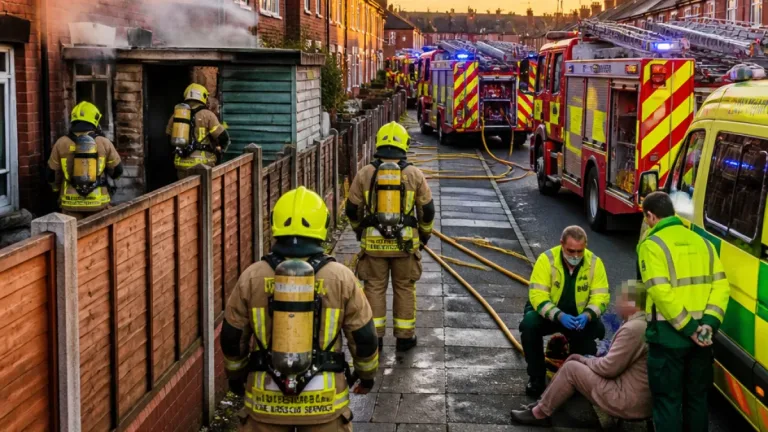 Salford: Shed blaze in Little Hulton prompts major fire response and precautionary checks