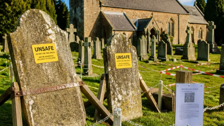 Shropshire parish seeks relatives after two headstones in Hengoed Cemetery classed ‘unsafe’