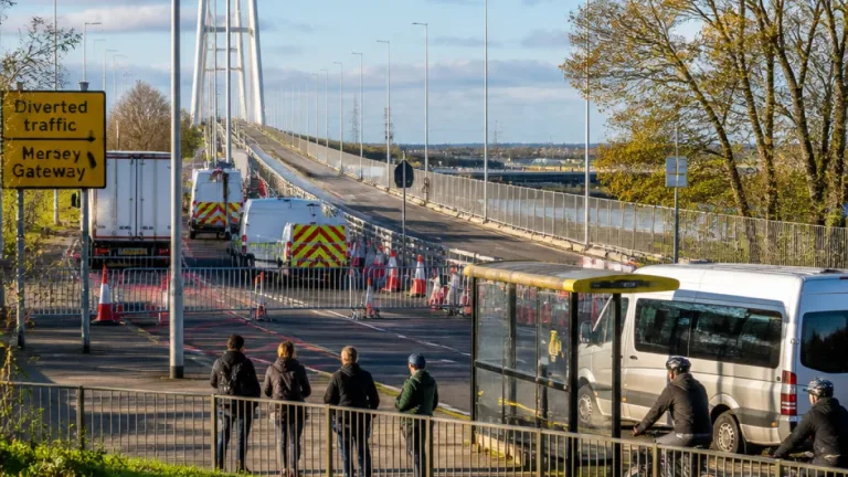 Silver Jubilee Bridge shut all weekend as crews film Batman sequel
