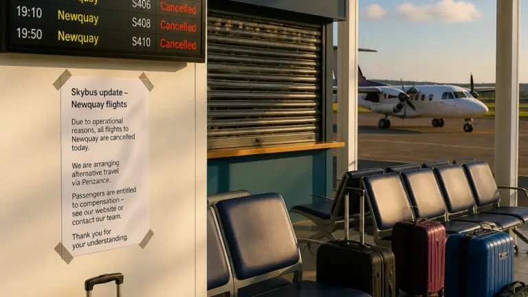 Skybus suspends Newquay–St Mary’s flights for rest of July and August