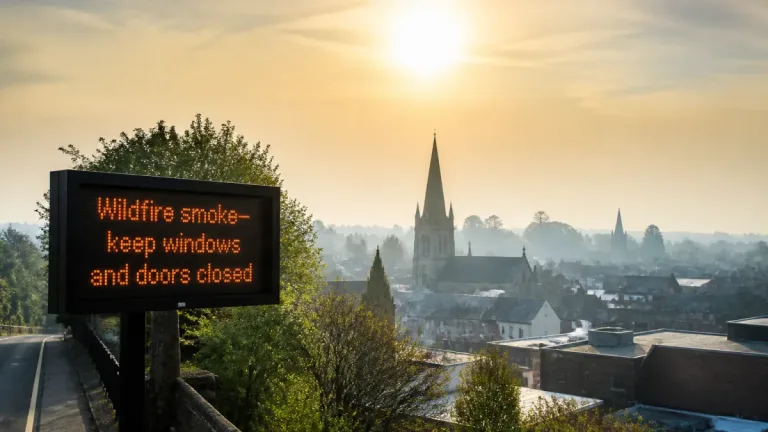 Smoke from North Wales wildfires drifts into north Shropshire, fire service warns