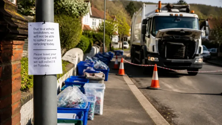 Somerset recycling collections disrupted after vehicle faults across six towns