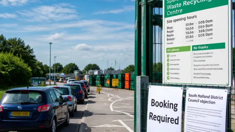 South Holland council to formally object to new booking system for county tips