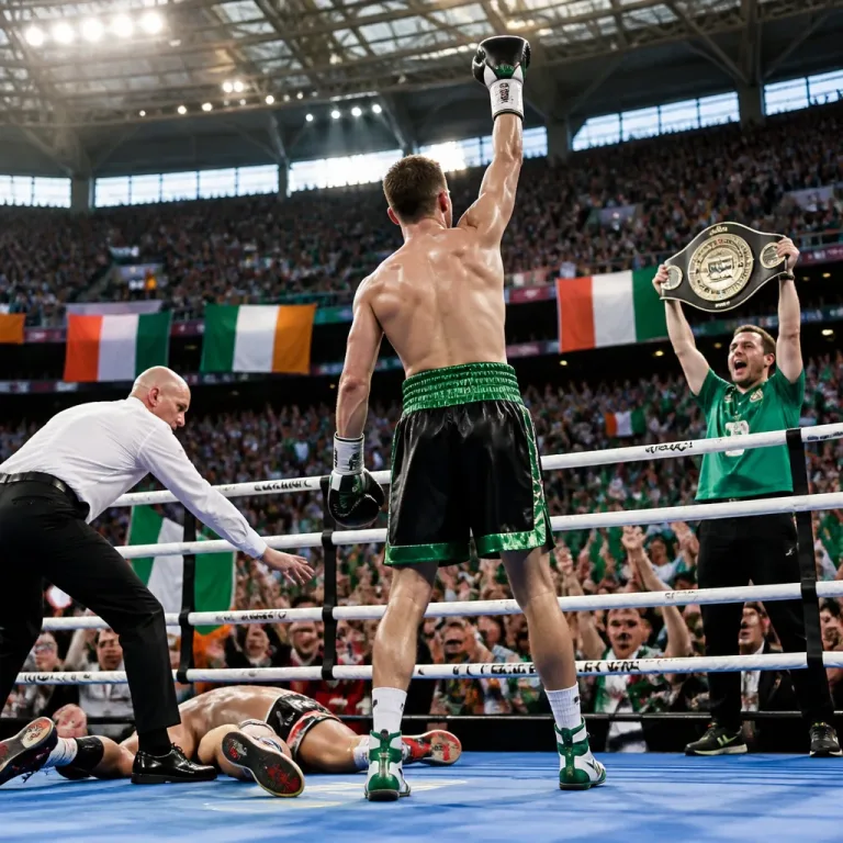 Chamberlain stuns O'Leary in Dublin to claim IBO light-welterweight title