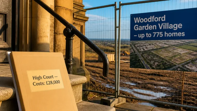 Stockport Council ordered to pay £28,000 after failed legal bid over Woodford homes