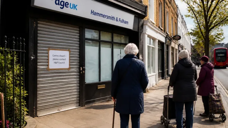 Sudden closure of Age UK centre leaves older residents in limbo in Hammersmith