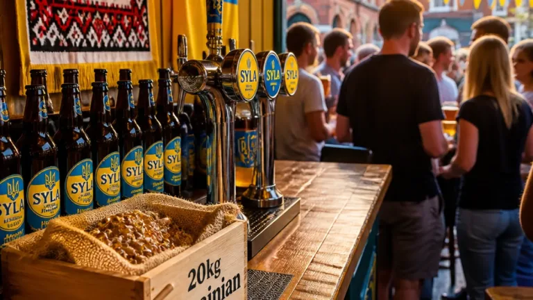 Swindon brewery unveils Ukrainian-inspired ale to raise funds and strengthen Rivne links