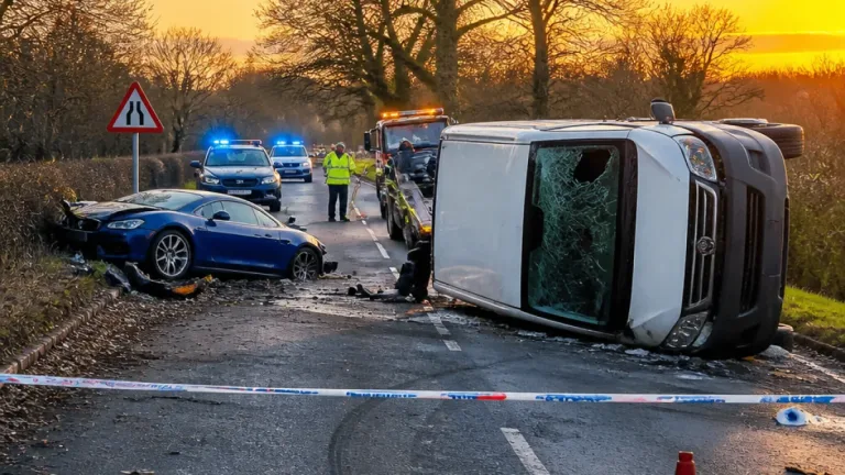 Swindon man jailed after dangerous overtake causes van to flip on A420