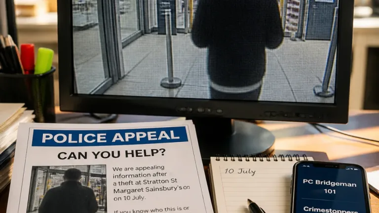 Swindon police seek public help over Stratton St Margaret supermarket incident