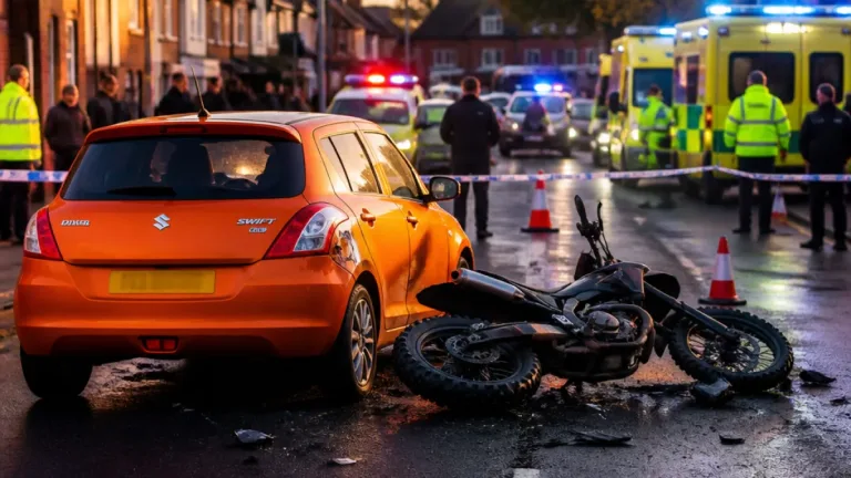 Teenage passenger seriously hurt after crash on Leicester's Catherine Street