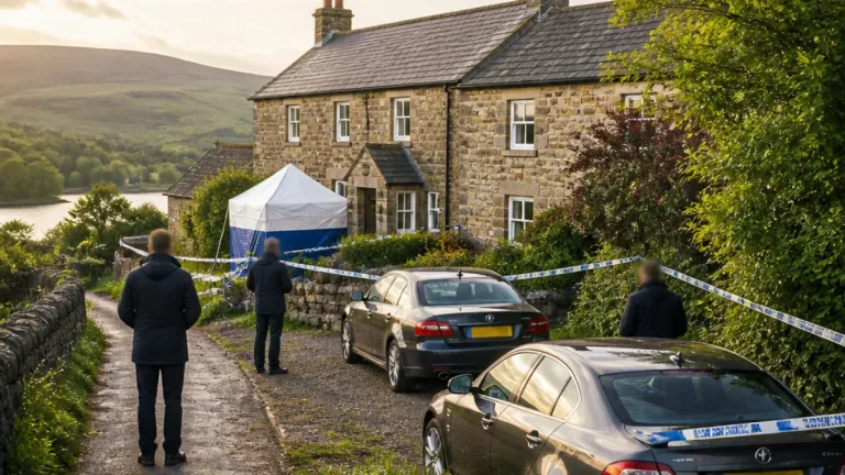 Three charged over burglaries after intruder killed at Whaley Bridge property