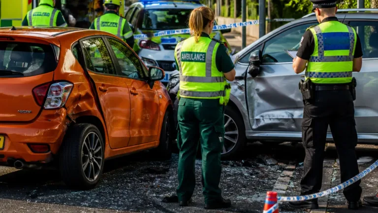 Three injured, including child, after two-car crash on Southampton’s Lordswood Road