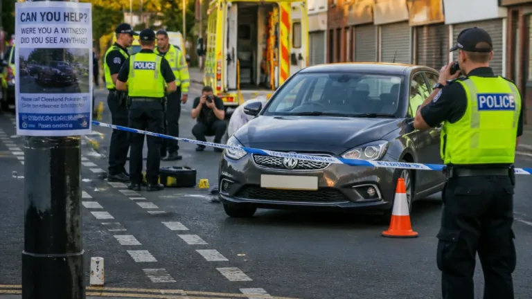 Three-year-old in hospital after car strike in Middlesbrough; 36-year-old woman arrested