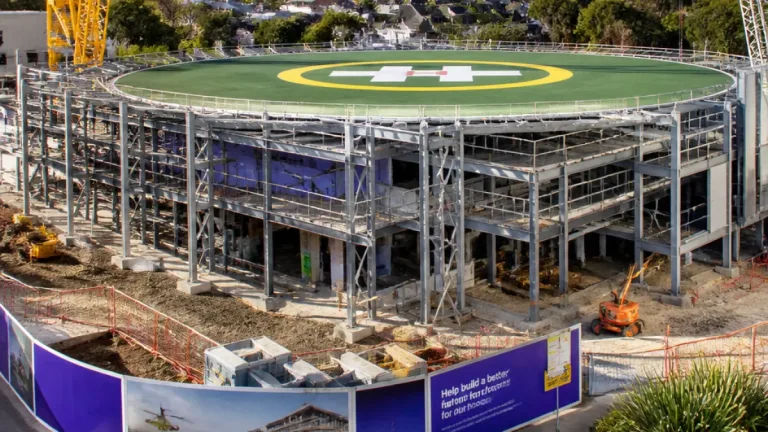 Topping out marks milestone for £100m Dorset County Hospital emergency and critical care build